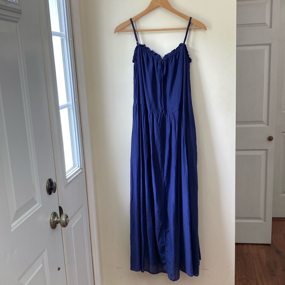 Velvet Farrah Cami dress, “cavern” blue, size s